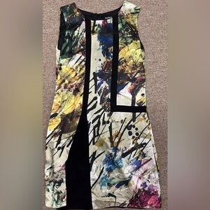 Spring women's designer silk dress with lining